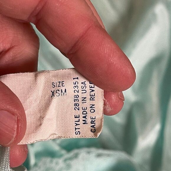Vintage Apostrophe Blue Nightie XSM - Picture 9 of 9